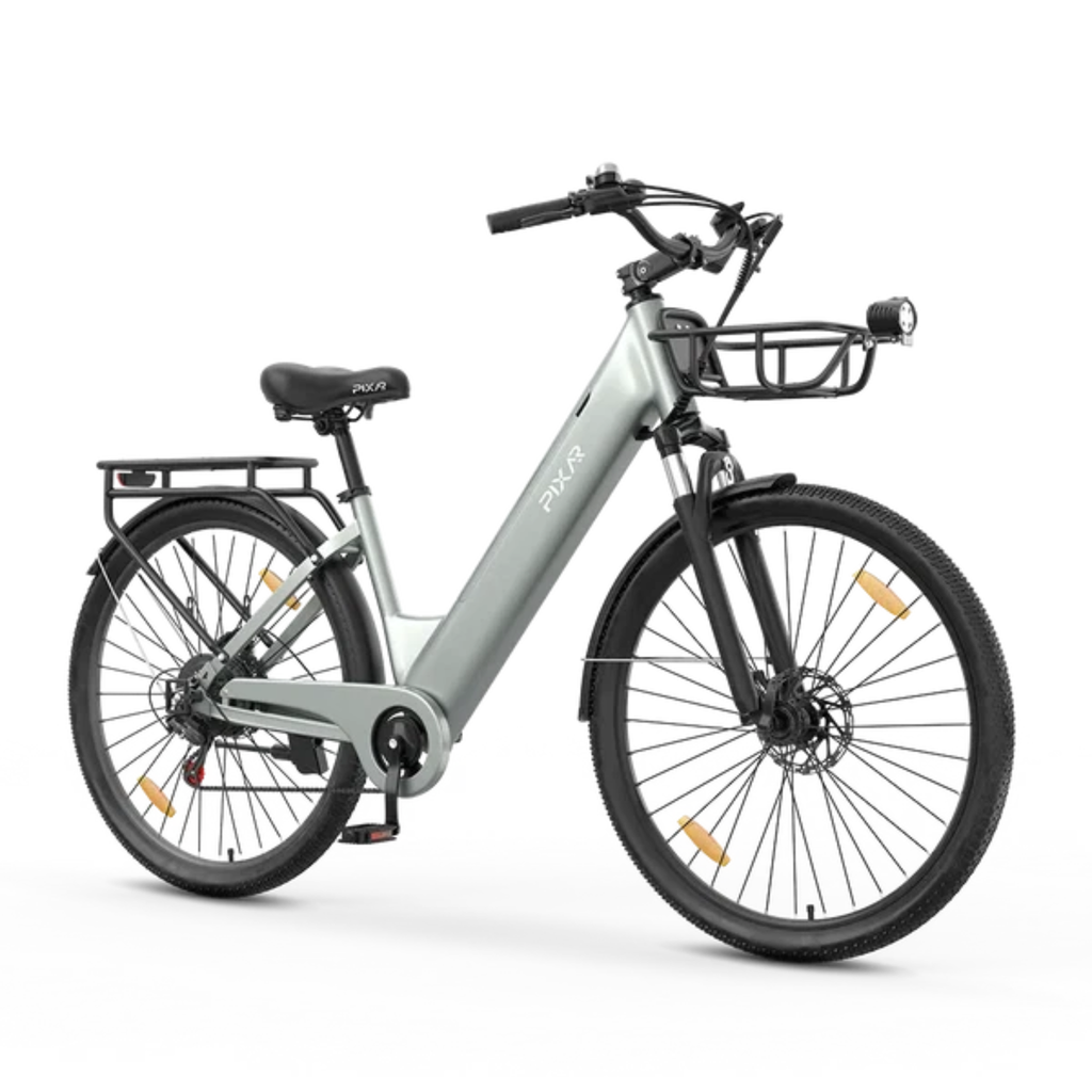 C1 Pro elektrische fiets groengrijs - 120 km bereik
