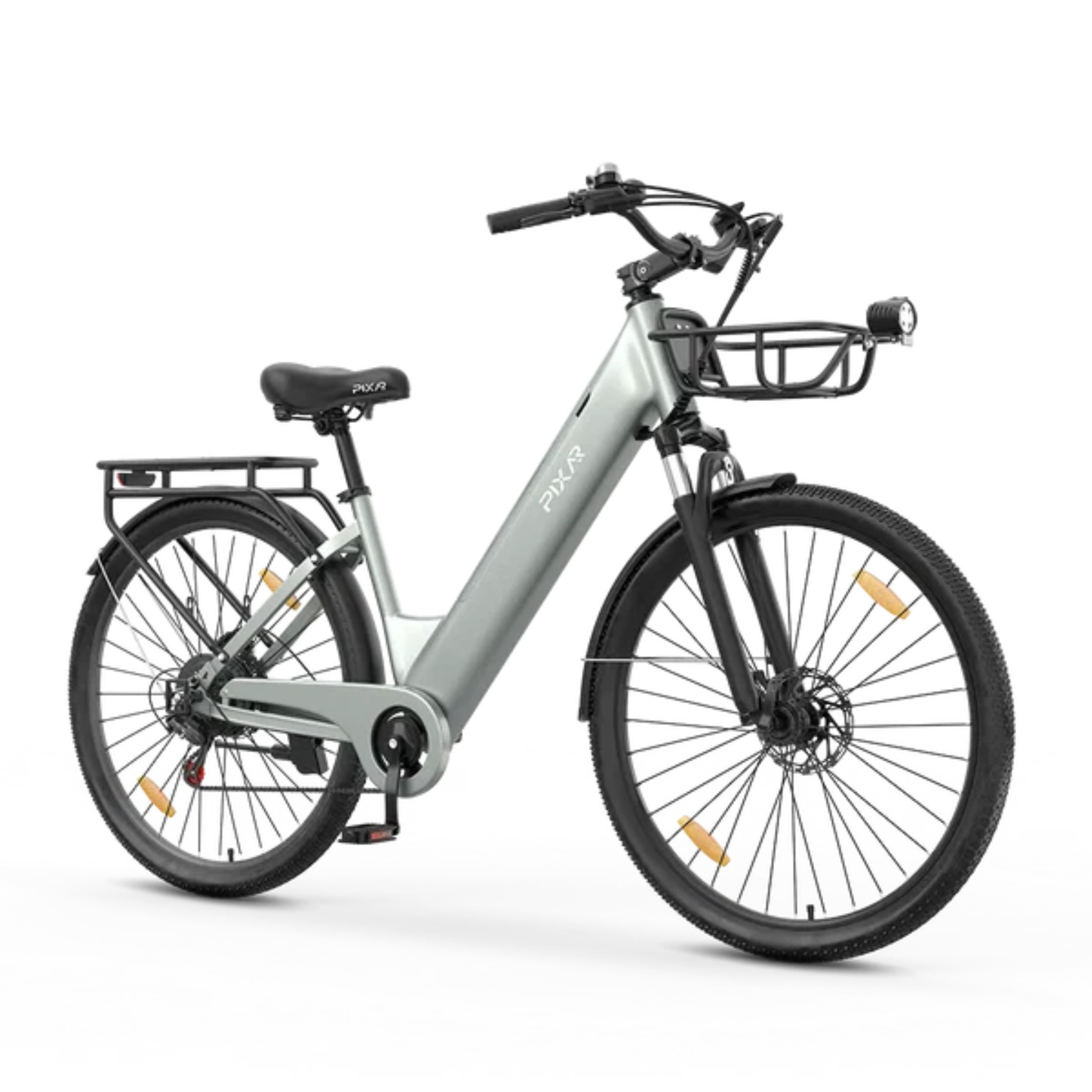 C1 Pro elektrische fiets groengrijs - 120 km bereik